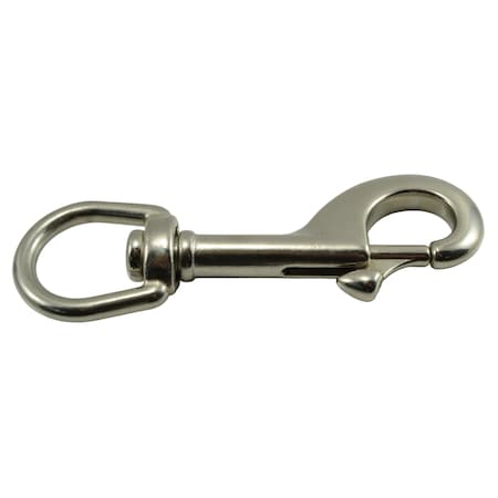 Midwest Fastener 3/4" x 3-3/4" 316 Stainless Steel Swivel Eye Snap Hooks 35748